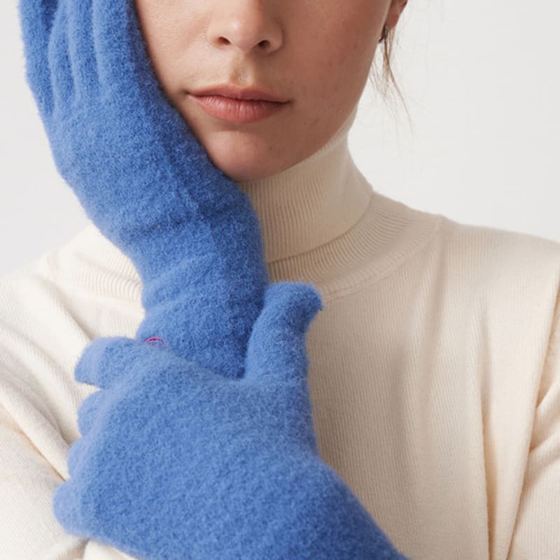 RECLOW [2PACK] FLUFFY LOGO GLOVES 8COLORS