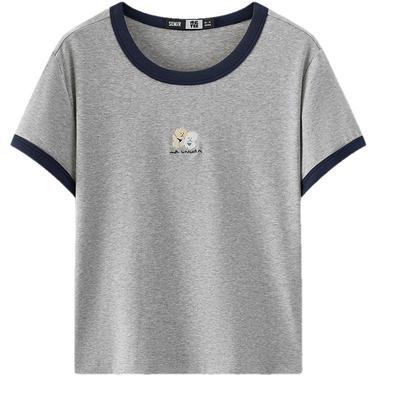 Semir Women's Illustrator Collaboration Slim Fit Short Sleeve T-Shirt