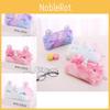 Charming Pastel Unicorn Plush Large Capacity Pencil Case For Girls Cosmetic Organizer