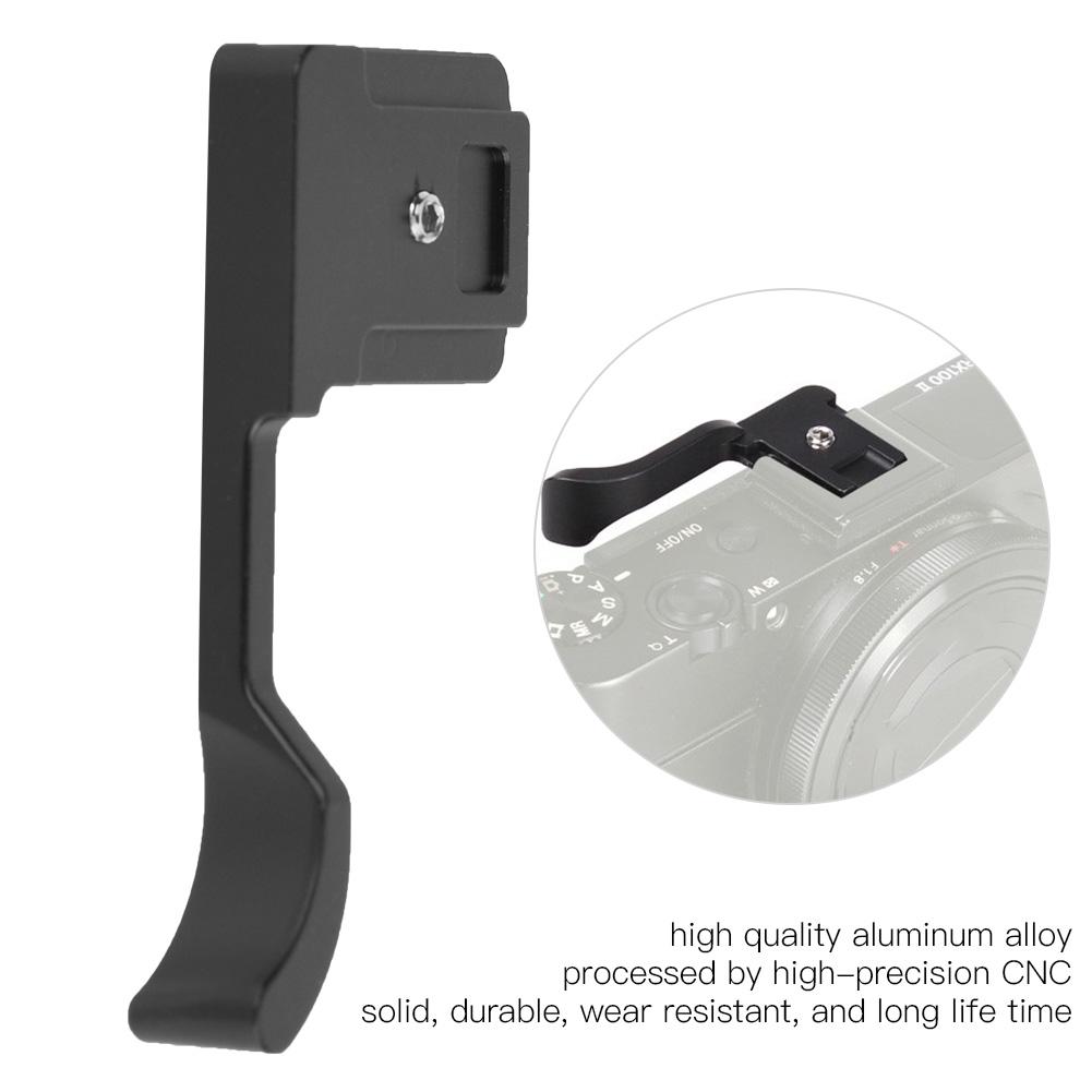 Mini Lightweight Camera Plate Black Metal Hand Thumb Up Grip for Fujifilm