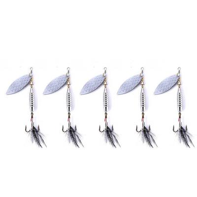 Composite Sequin Lure: Long-Distance Casting Kit with Feather Hook and Fake Bait.