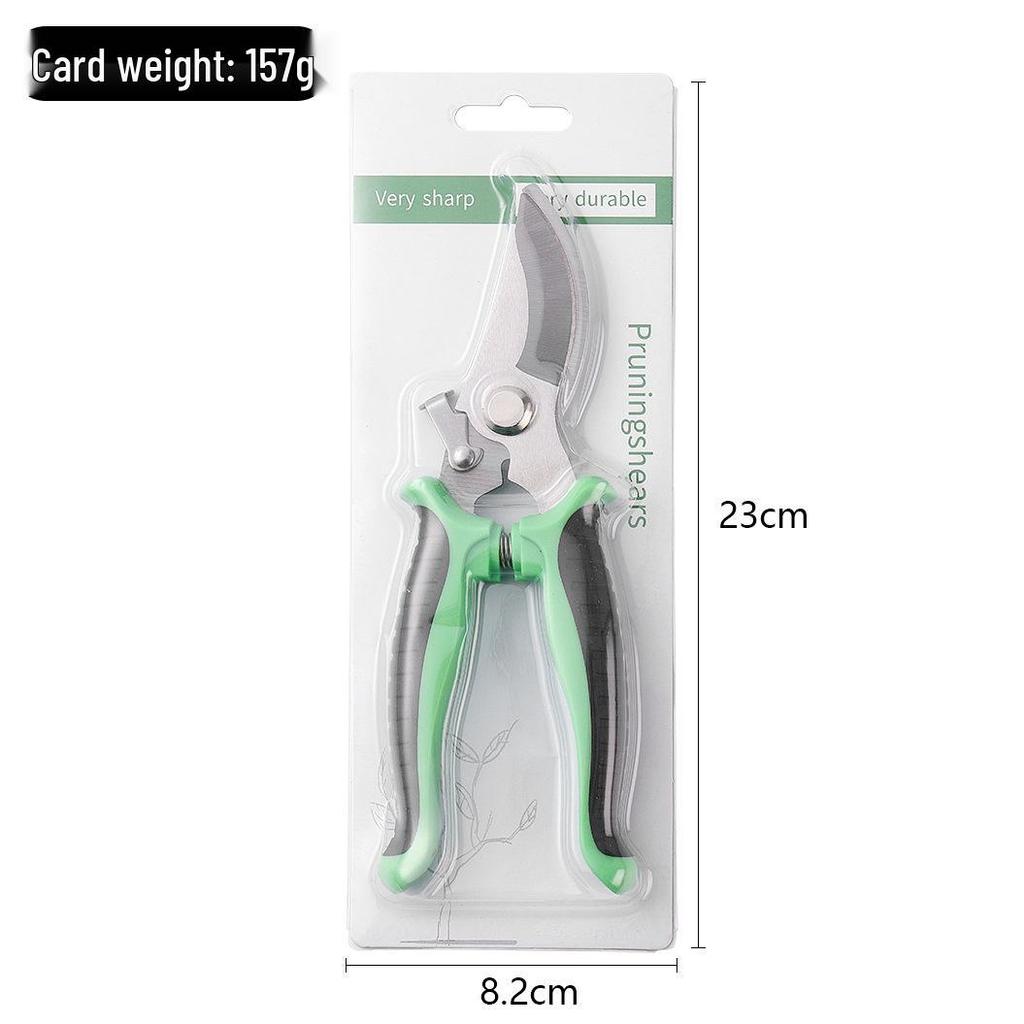 Multifunctional Stainless Steel Pruning Shears for Gardening, Grafting, and Flower Branches