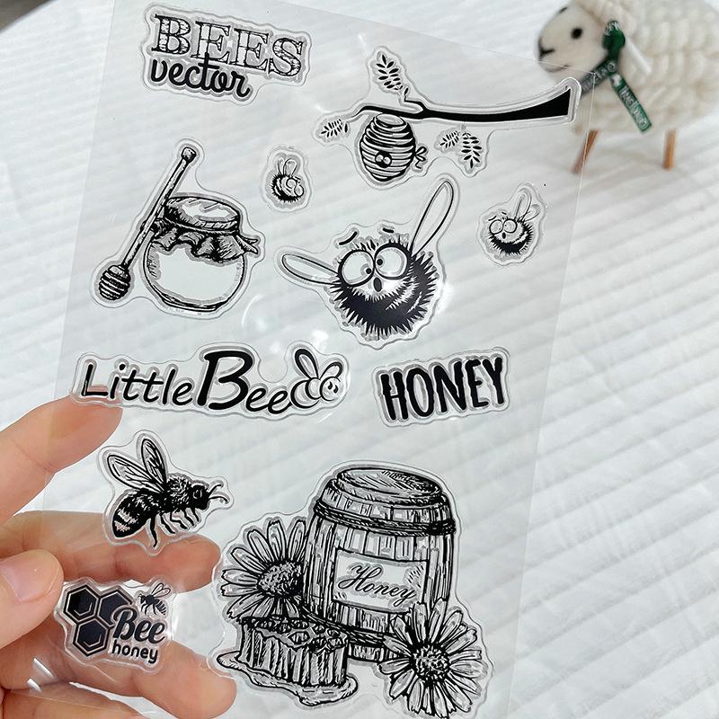 Sovy Transparentní silikonová čirá razítka pro těsnění DIY scrapbooking fotoalbum Květina Pampeliška Leaf Lace Frame 2023