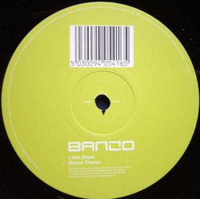 12inch Record BANZO  Latin Blues  Banzo Theme SOLA003 Solaria 2000 UK Dance  Electronica Used