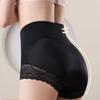 Lace Trim Slimming Underwear High Waist Shapewear Comfortable Tummy Control Panties  Women Wear