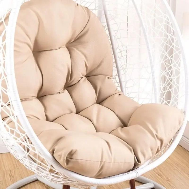 Balcony Egg Chair Cushion Seat Pad Swing Hanging Chair Mat Pillow Patio Garden Outdoor Thickened Hammock Rocking Chair Seat