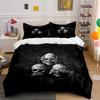 Skulls and Decorative Patterns Print Bedding Set 1 Duvet Cover 2 Pillowcases for Adult and Children Luxury Gift Full Size