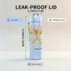 1PC Powerline Retro Cartoon Tour Graphic Print 750ml Portable Sports Water Bottle Leakproof Gym Outdoor Travel Drink Cup