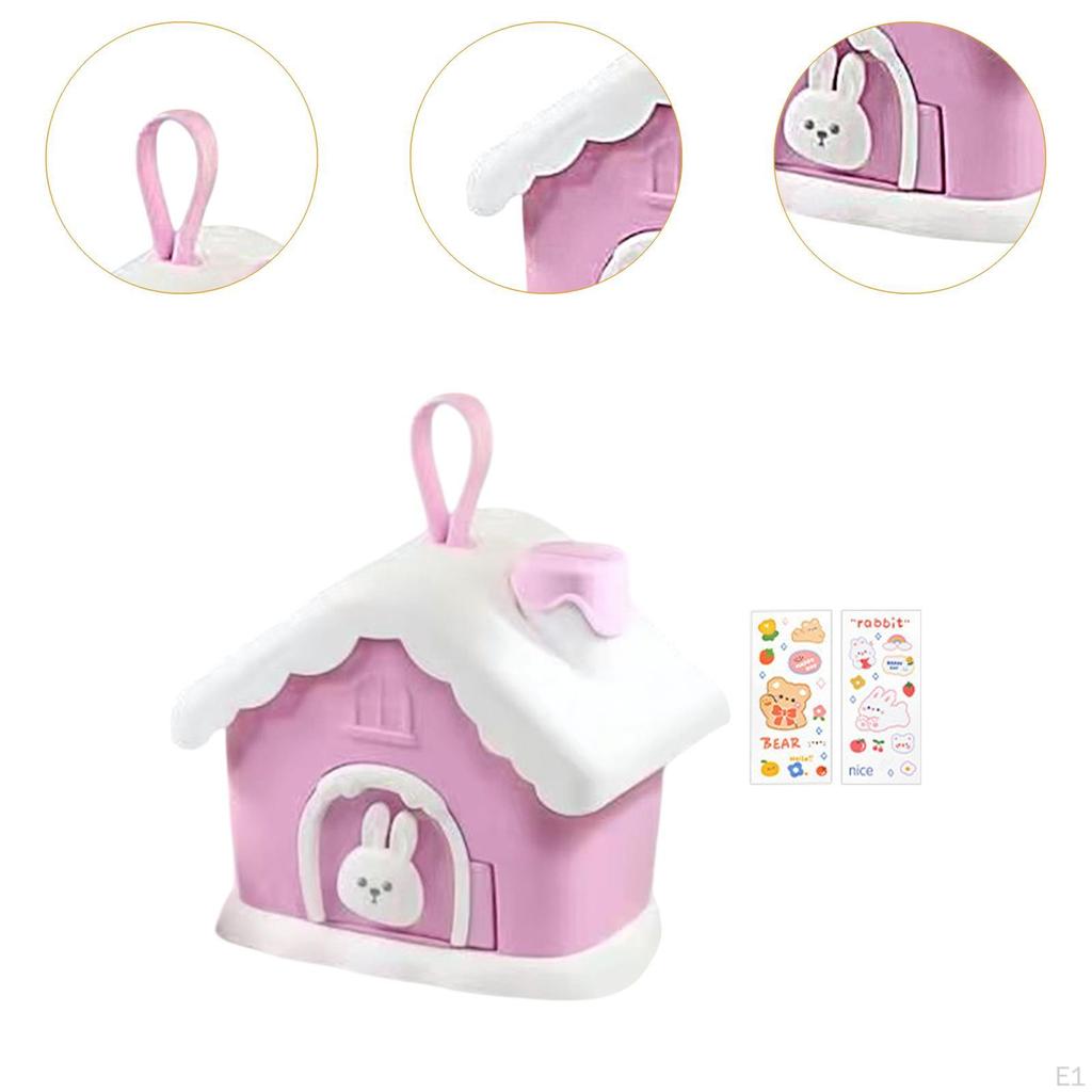 Cartoon House Money Bank for Children, Savings Jar Gift