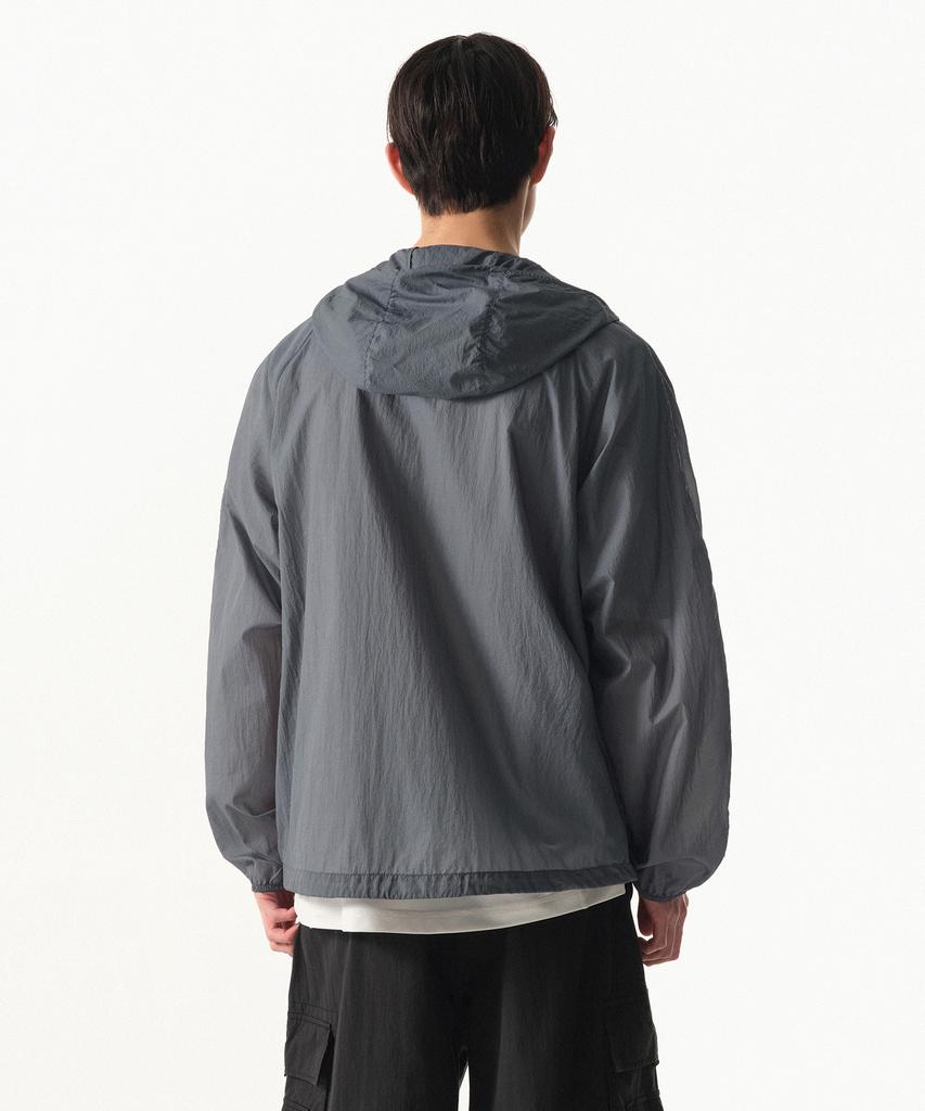 Musinsa Standard [City Leisure] Lightweight Packable Windbreaker Jacket 2 [Blue Grey]