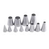 2/4pcs  Circularity Round Pastry Nozzles Cream Stainless Steel Icing Piping Pastry Nozzle Tips Baking Cakes Decoration Tools