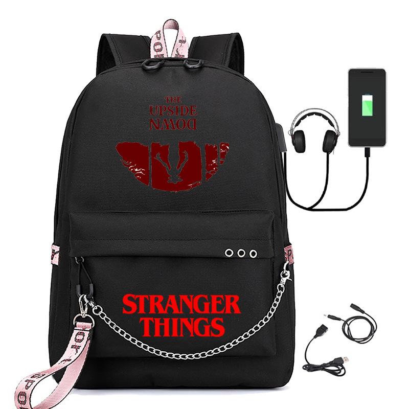 

Рюкзак USB KTB з принтом Stranger Things 45*32*15cm