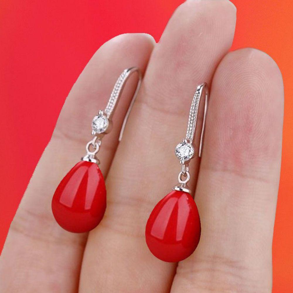 for Women Alloy Material Jewelry Accessories Pearl Earrings Drop Pendant Water Imitation Pearls