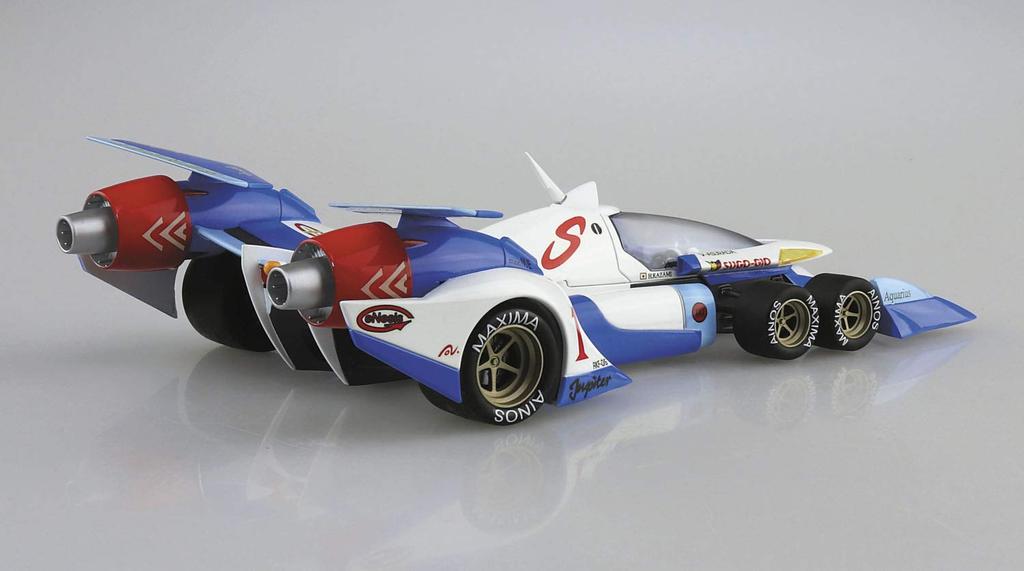 Aoshima Bunka Kyozai Cyber Formula New Asurada Lifting Turn Mode Maßstab Kunststoffmodell Nr. 8 AKF-0/G 1/24