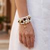 Multilayer Boho Imitation Pearl Crystal Elastic Bracelets Set for Women Starfish  Chain Beads Bracelet Beach Party Jewelry Gift