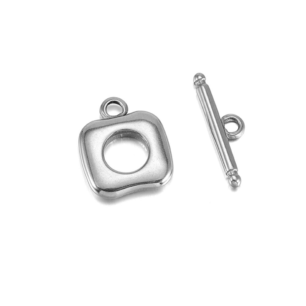 3set/lot 16 Style Stainless Steel OT Clasps Connectors for DIY Bracelet Necklace Jewelry Findings Making Supplies Accessories