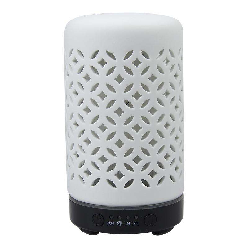 Coin Aroma Diffuser 100ml Desktop Essential Oil Diffuser Timing Function Ultrasonic Air Humidifier with LED Night Lights