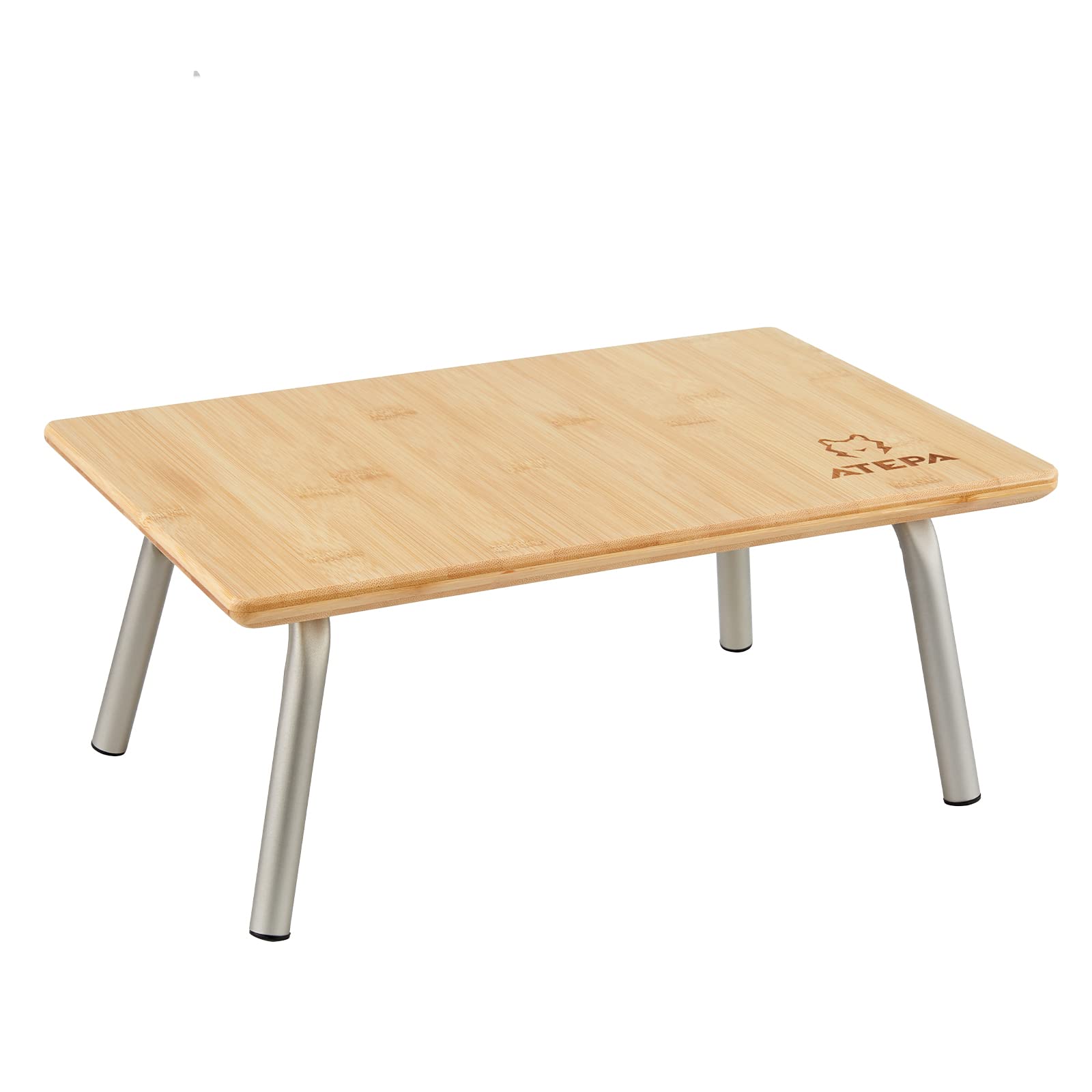 

ATEPA Мини Складная Уличная Одноместная Низкая Кровать Весом 15 кг со Столиком для Отдыха, Бамбук, Компактная, Маленькая, Столик, Кемпинг, Столик, Вместимость, Хранение, Пикник,