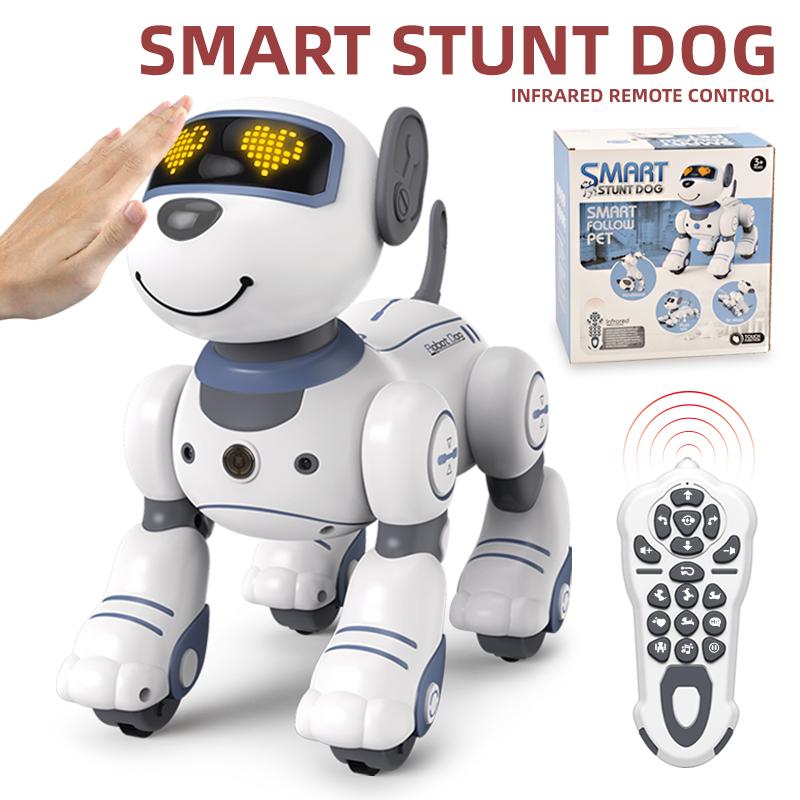 Children's Toy Remote Control Intelligent Robot Dog DIY programming voice interactive electronic pet dog robot model gift High Quality