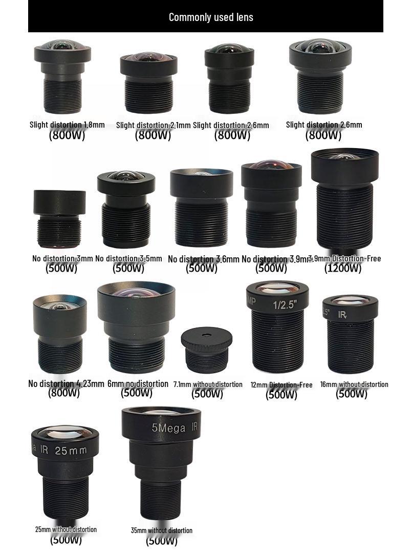 8MP Industrial Facial Recognition Camera Module with Driver-Free Core Lens Accessories 1080P No Distortion 5MP 16MM