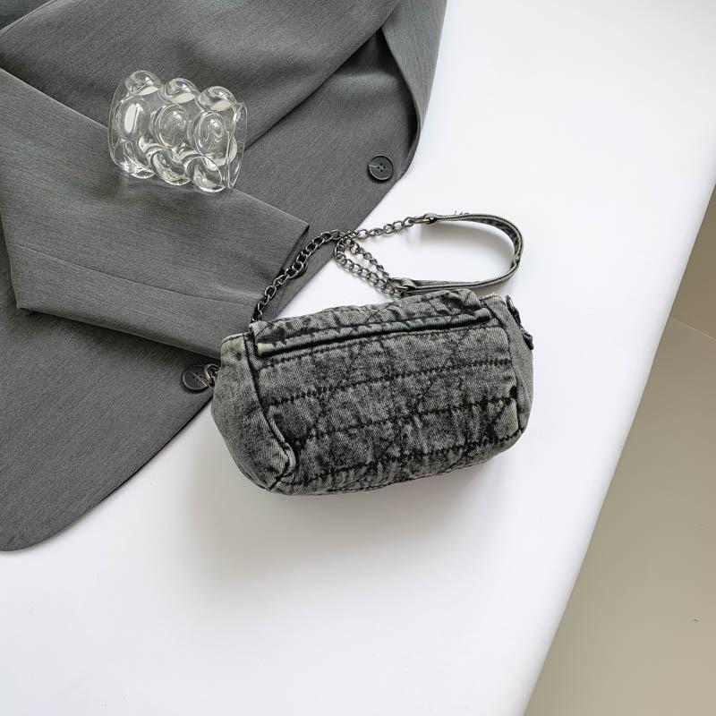 Kleine Umhängetaschen für Damen mit Denim-Kette, vielseitige Schultertasche, luxuriöse Mode-Taschen, hochwertige Taschen