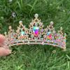 Hochzeit Haar Tiara Kristall Brautkrone Kopfschmuck Modisches Haarband Stirnband Haarschmuck Kopfschmuck Geschenk