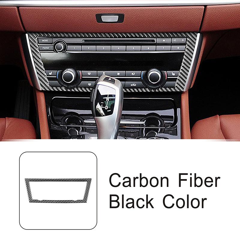 Decoración de Marco de Palanca de Cambios de Fibra de Carbono Para BMW Serie 5 GT F07 2010-2017 Estilo de Coche Cubierta de Botones Elevacristales