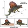 Cognitive Large Stegosaurus Solid Dinosaur Toy: Jurassic Simulation Animal Figure for Kids