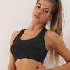Seamless Polka Dot Racerback Yoga Tank: Women's High-End Sports Bra with Cups.
