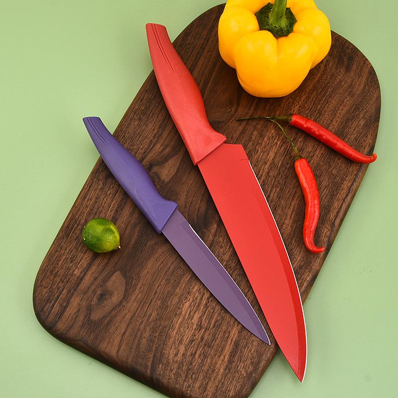 Macaron Stainless Steel Kitchen Bread Cut Meat Knife Fruit Knife