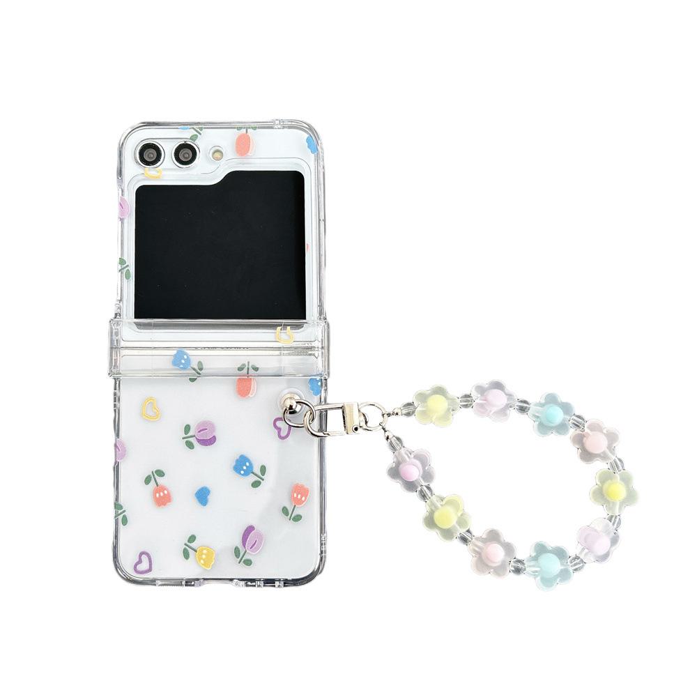 Happy Tulip Bracelet for Samsung zFilp 3/4 and zFilp 6/5 Foldable Phone Cases