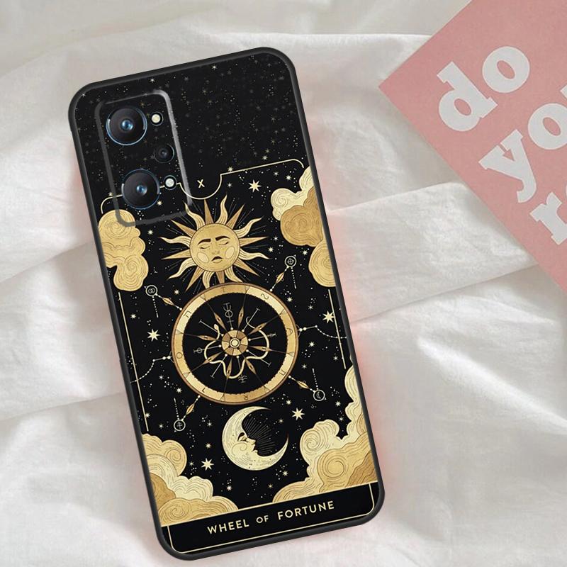 Astrology Tarot Cards Case For Realme C51 C75 C63 C61 C55 C53 C35 C65 C67 C71 15 11 12 13 14 Pro Plus GT6 GT7 Pro