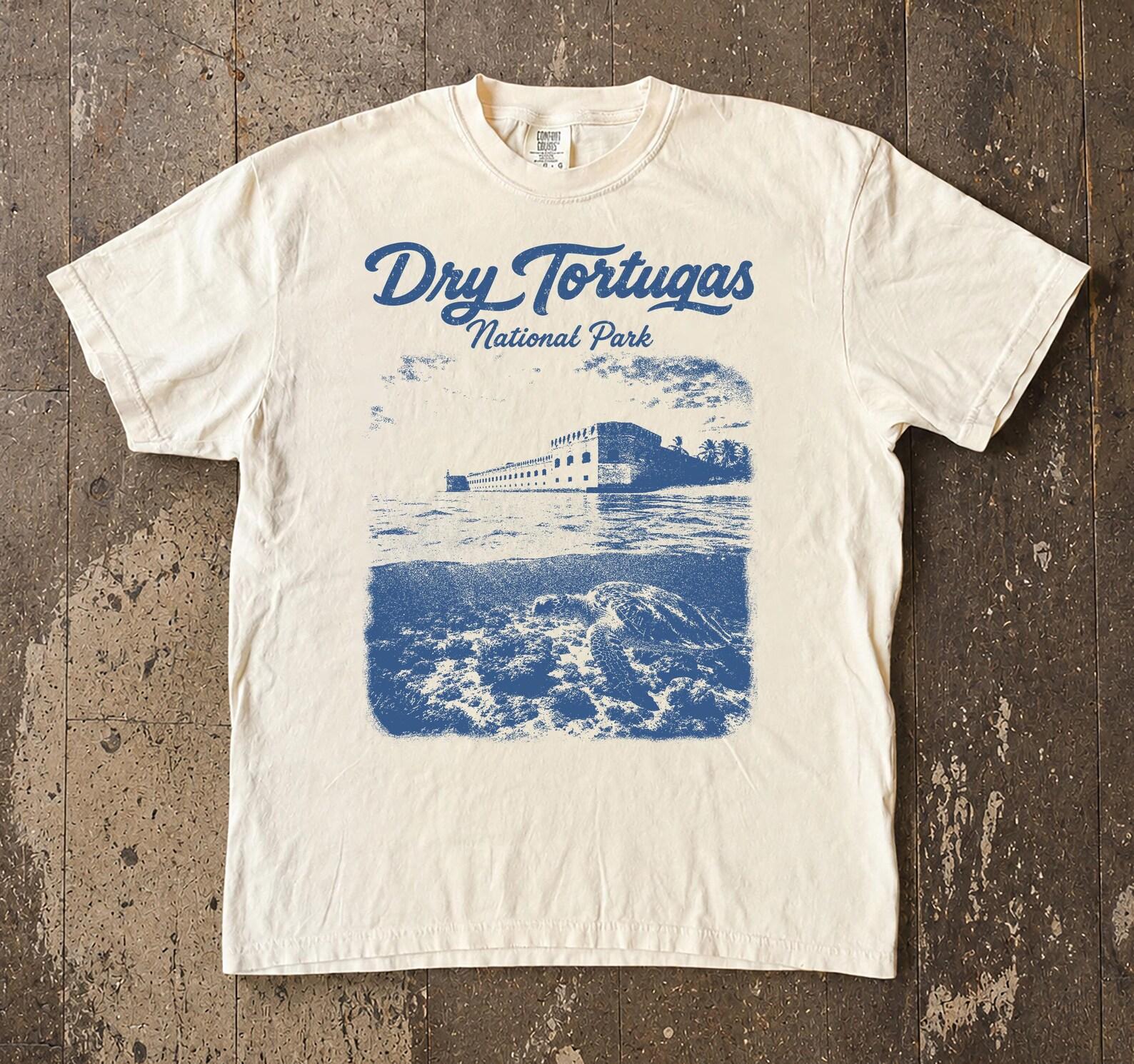 Dry Tortugas National Park Sea Turtle Comfort Colors Tee M