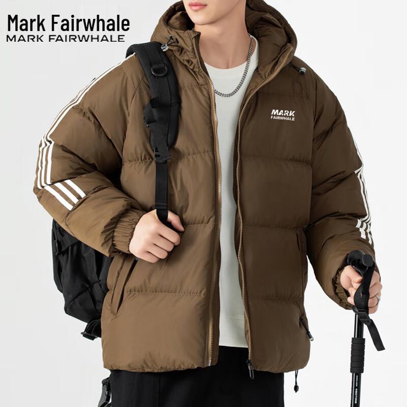 Mark Fairwhale Men's Winter Hooded Puffer Jacket