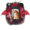 Bat Wing Photocard Case with Beads Chain Devil Bat Wing Photo Card Display Holder Photocard Holder Keychain Bag Pendant