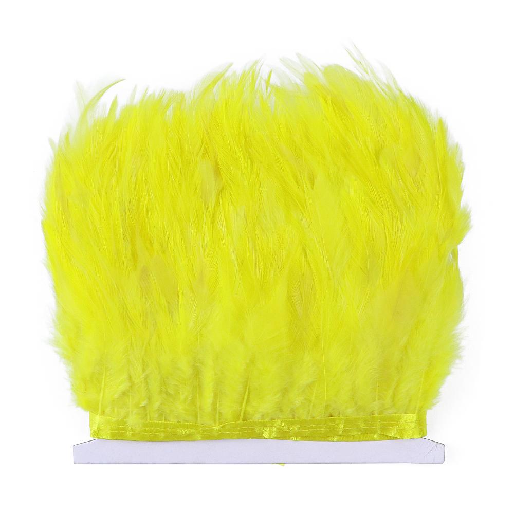 Feather4-6inch High Quality Chicken Feathers Trim Fringe 1meter Mint Green Rooster Feather Ribbon  Wedding Dress Creative Crafts Plumes