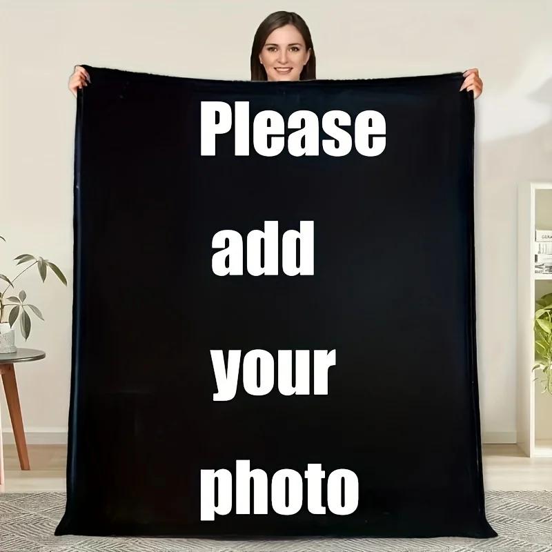 Jmg Household Supplies Unisex Coral Personalized Your Photo Blanket Customized Diy Print On Demand Dropshipping Warm Throw Blankets For Bed Sofa Christmas Gift