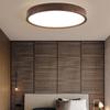 Nordic Style Walnut LED Ceiling Lamp