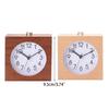 Alarm Clock Timer Reminder Square Wooden Alarm Clock for W/ Night Light for Stud