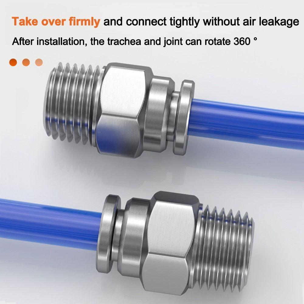 External Thread Pneumatic Air Fitting Push in Connect Air Hose Fitting Air Hose Connections