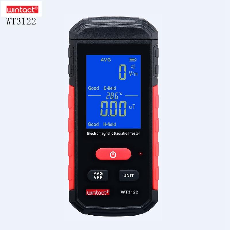 WT3122 Electromagnetic Field Radiation Detector Digital LCD EMF Meter Rechargeable Counter Emission Dosimeter Computer Tester