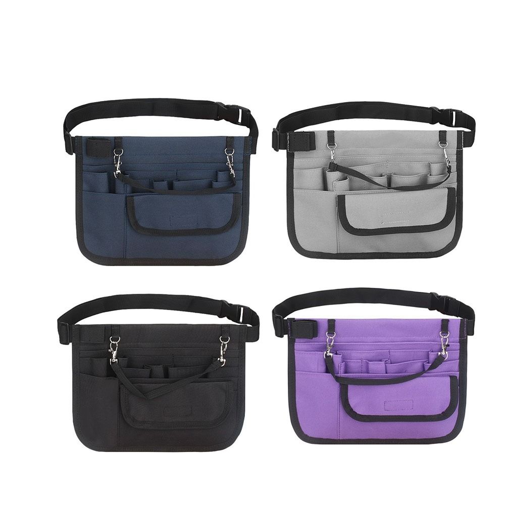Multi Pocket Tool Waist Bag Adjustable Waist Strap Nursing Belt Bag  Clinical Essentials