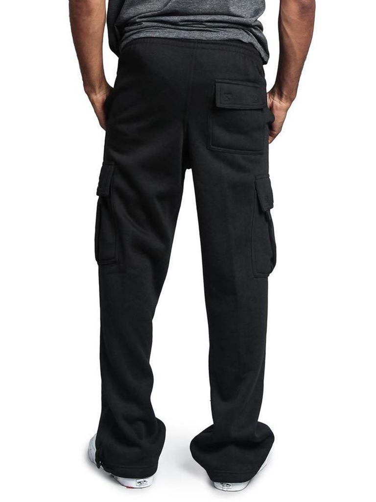 Herr Retro Cargo Joggerbyxor med flera fickor - Stilren europeisk & amerikansk High Street-trend