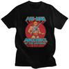 Vintage Masters Of The Universe T Shirt Men 80s Short Sleeve Cotton Tshirt Eternia Anime Tee Tops Summer Tshirt