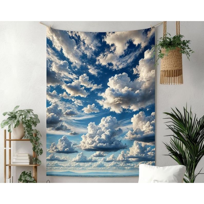 Clouds and Sky tapestry 75x100 чёрный