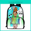 Sprunki Backpack 3d Game Design Large Capacity Oxford Fabric For Students Kids School