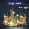 Non-Toxic Magic Castle Hard Micro Blocks Medieval Architecture 3D Puzzle Creative Building Desk Decor Christmas Holiday Gift