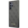 Guess Guhcs23Lg4Gfgr S23 Ultra S918 Szary/Grey Hardcase 4G Metal Gold Logo