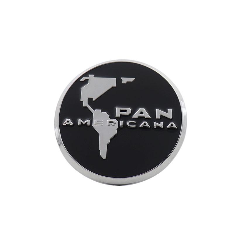 3D Car Styling Pan Americana Highway PANAMERICANA for Car Door Fender Trunk Rear Bonnet Nameplate Decal Emblem Badge Sticker