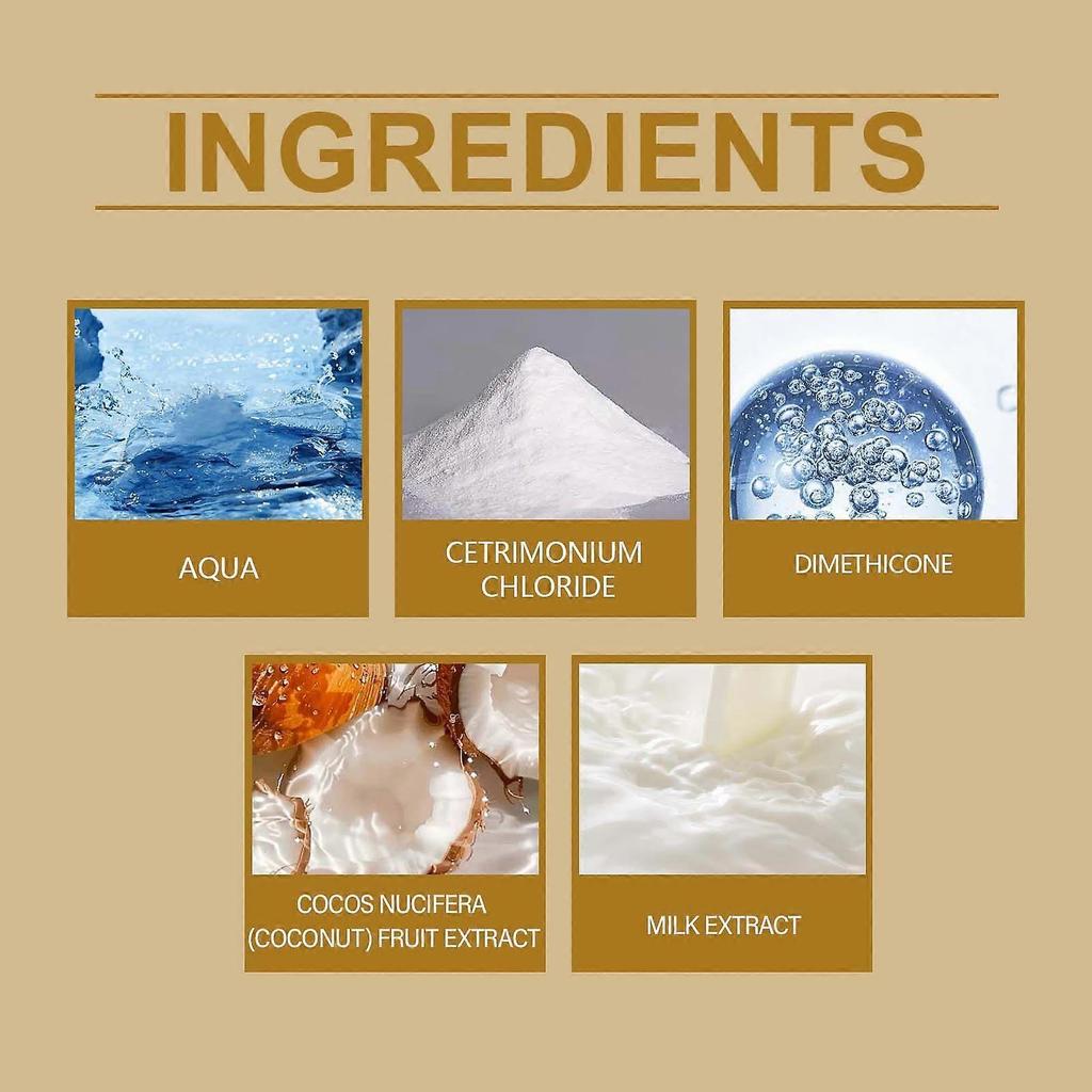 Coconut Milk Conditioner Hydrates, Hydrates, Softens And Improves Dry And Frizzy Hair Conditioner